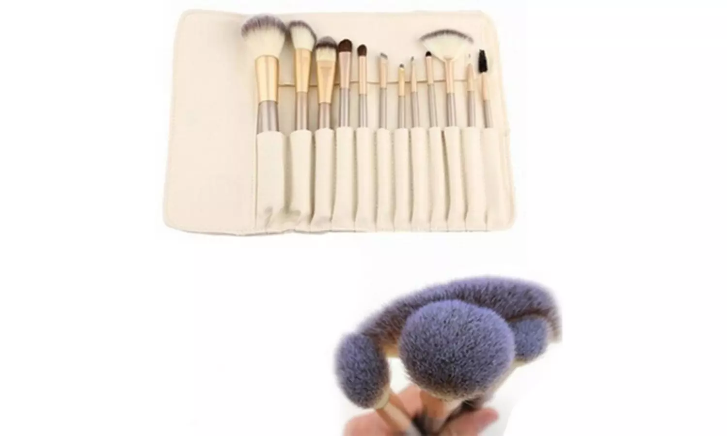 Professional Cosmetic Gift Makeup Brush Sets (12-Piece)