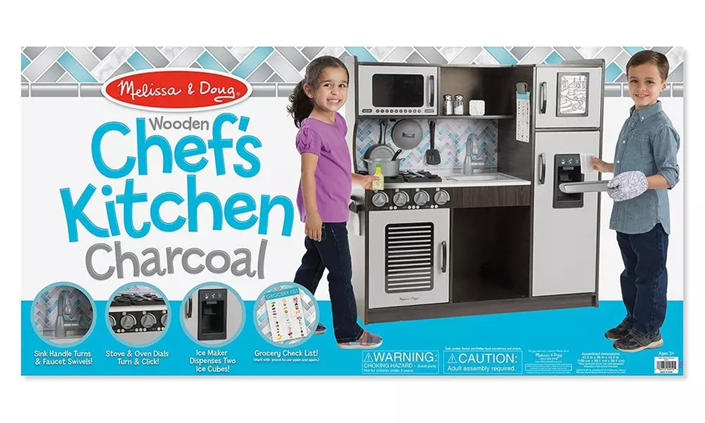 Melissa and Doug Chef's Kitchen Pretend Play Set - Second Medium