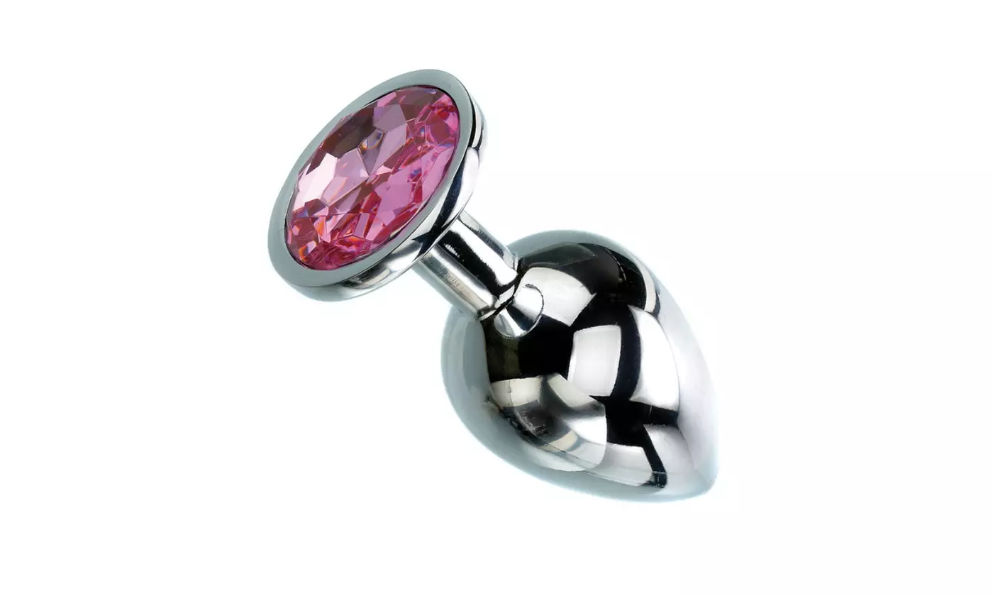 Adam & Eve Pink Gem Anal Plug  - Second Medium