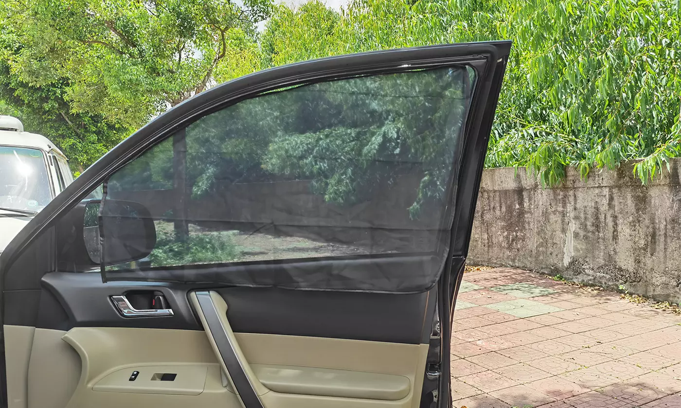 iNova Magnetic Car Window Shades Mesh Side Window Cover Sunshade Privacy Curtain