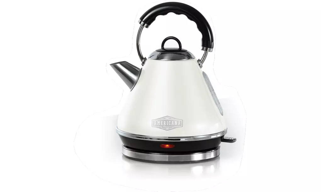 Americana Classics Cordless Kettle with 360 Base  White - Primary Image
