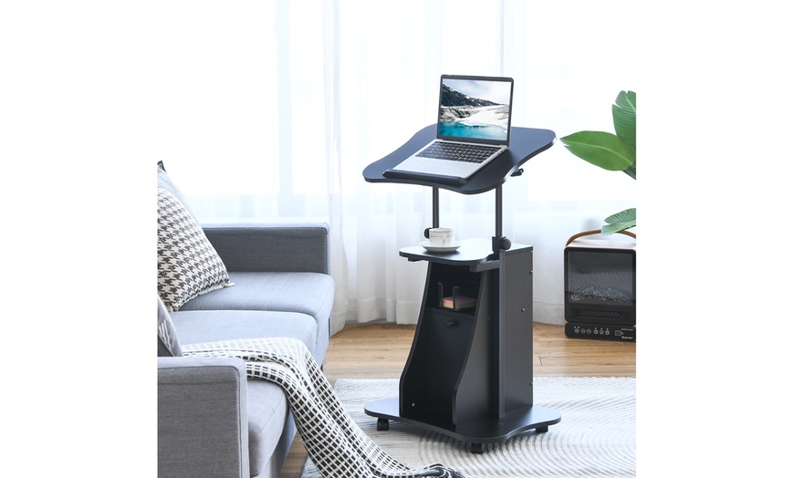 desktop podium standing desk