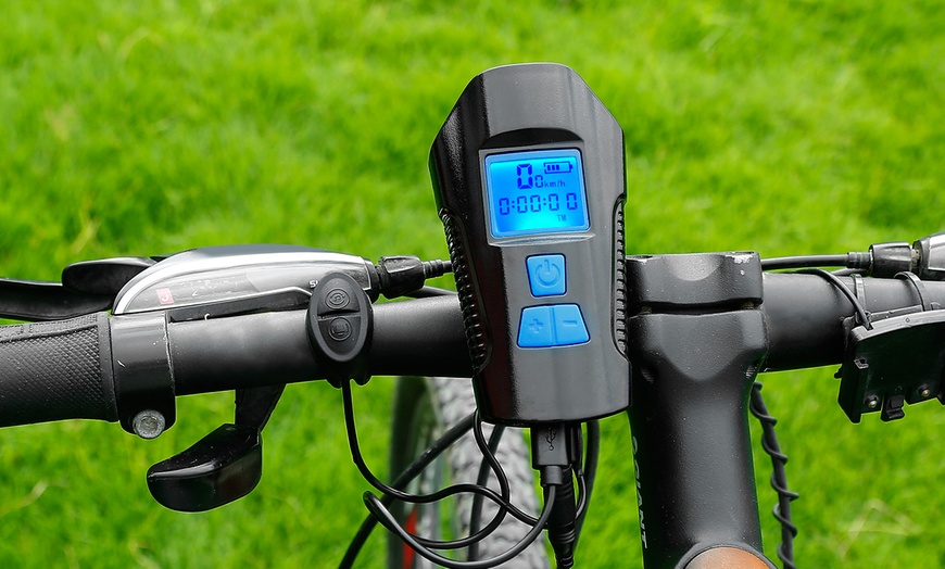 bike light and speedometer