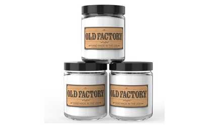 image for Scented Candles - Man Cave - Set of 3 Straight Razor, Leather