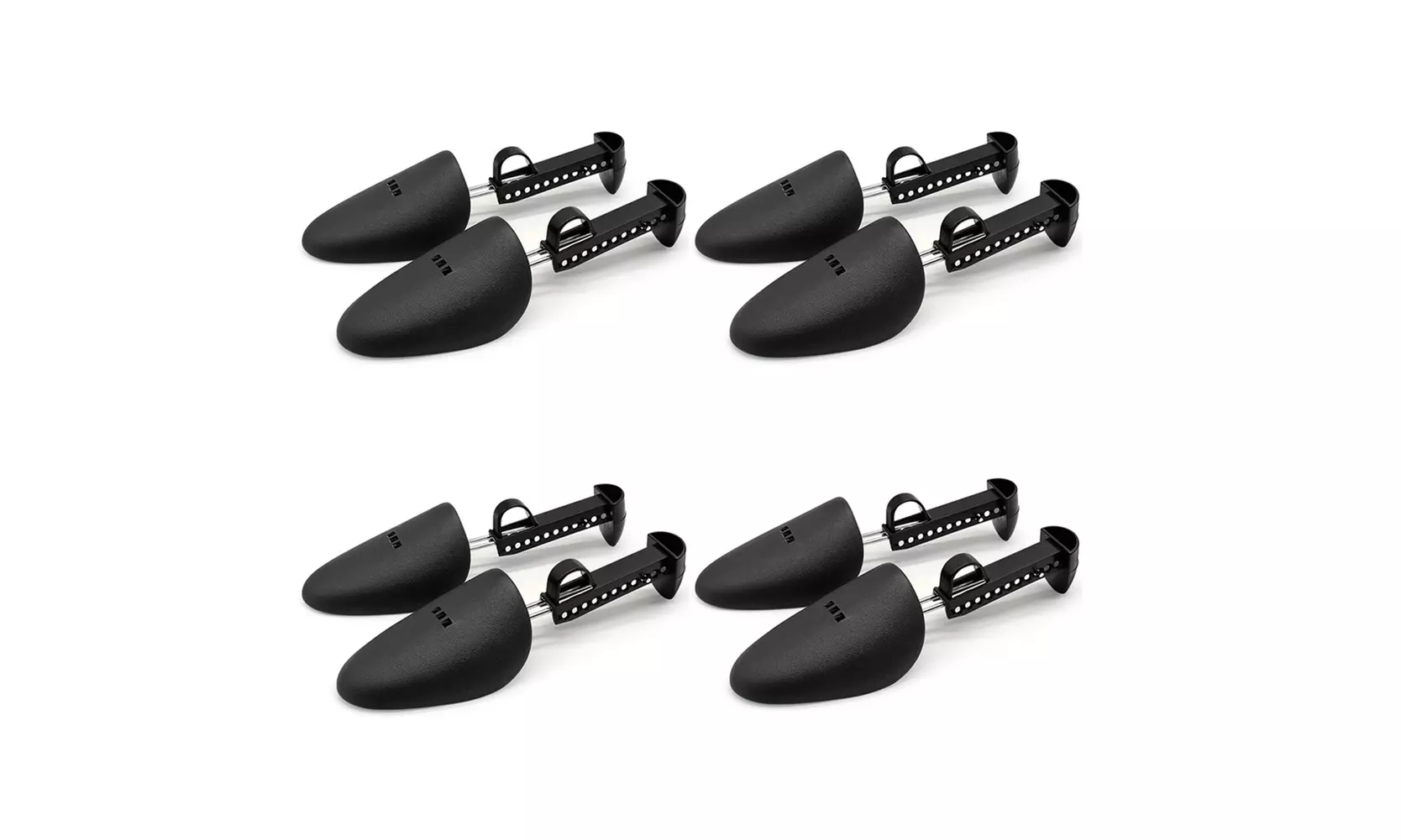 US 2-4 Pairs Adjustable Stretcher Tree Keepers Shoe Holder Fixed Support Shaper