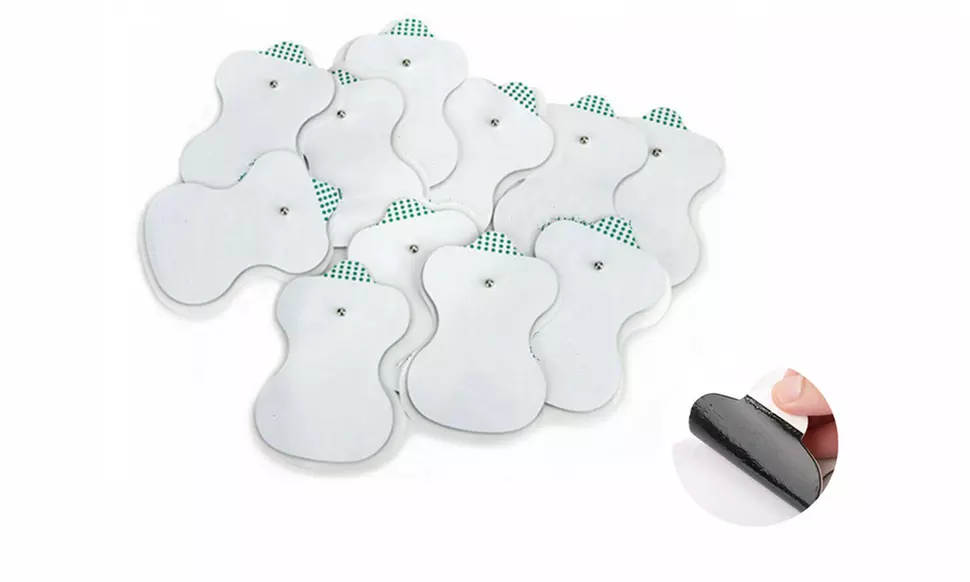 20PCS Snap On Replacement Pads For Electrode Tens Unit & Pulse Massagers - Second Medium