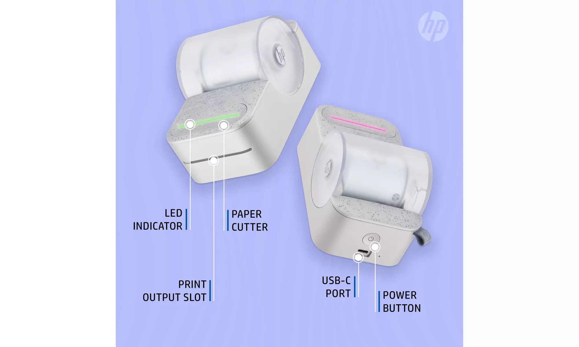 HP Sprocket Panorama Portable Instant Label Printer & Photo Printer 2"x 0.5"- 9"