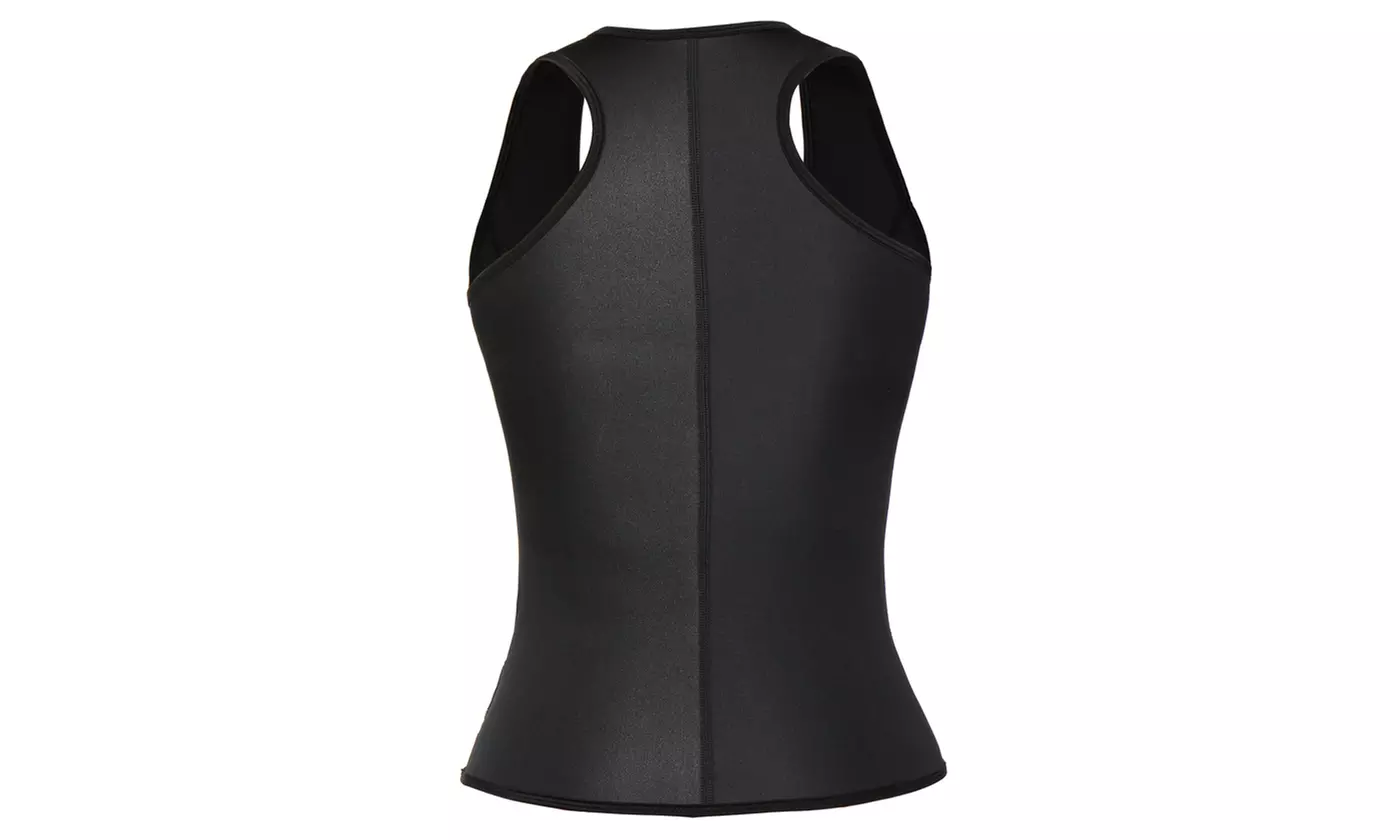 Waist Trainer Neoprene Sweat Sauna Vest for Women Weight Loss Slimming Plus Size - Second Medium