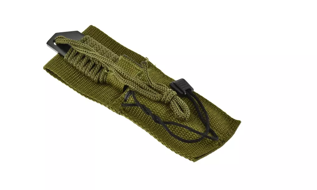 7" Hunting Knife with Fire Starter : 440 Steel Blade - Second Medium