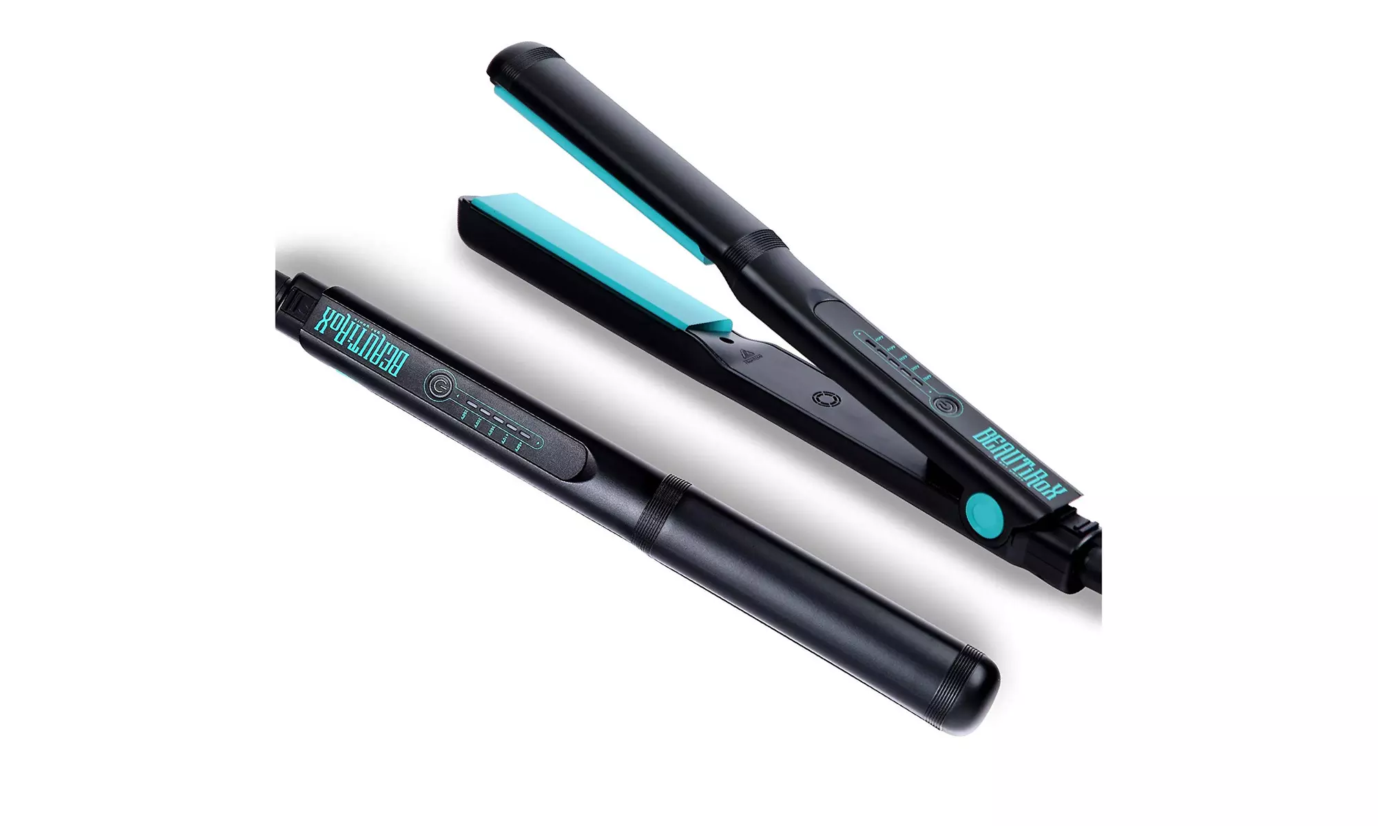 BEAUTIROX Flat Hair Straightener, Adjustable Temp for Straightening and Curls - Second Medium