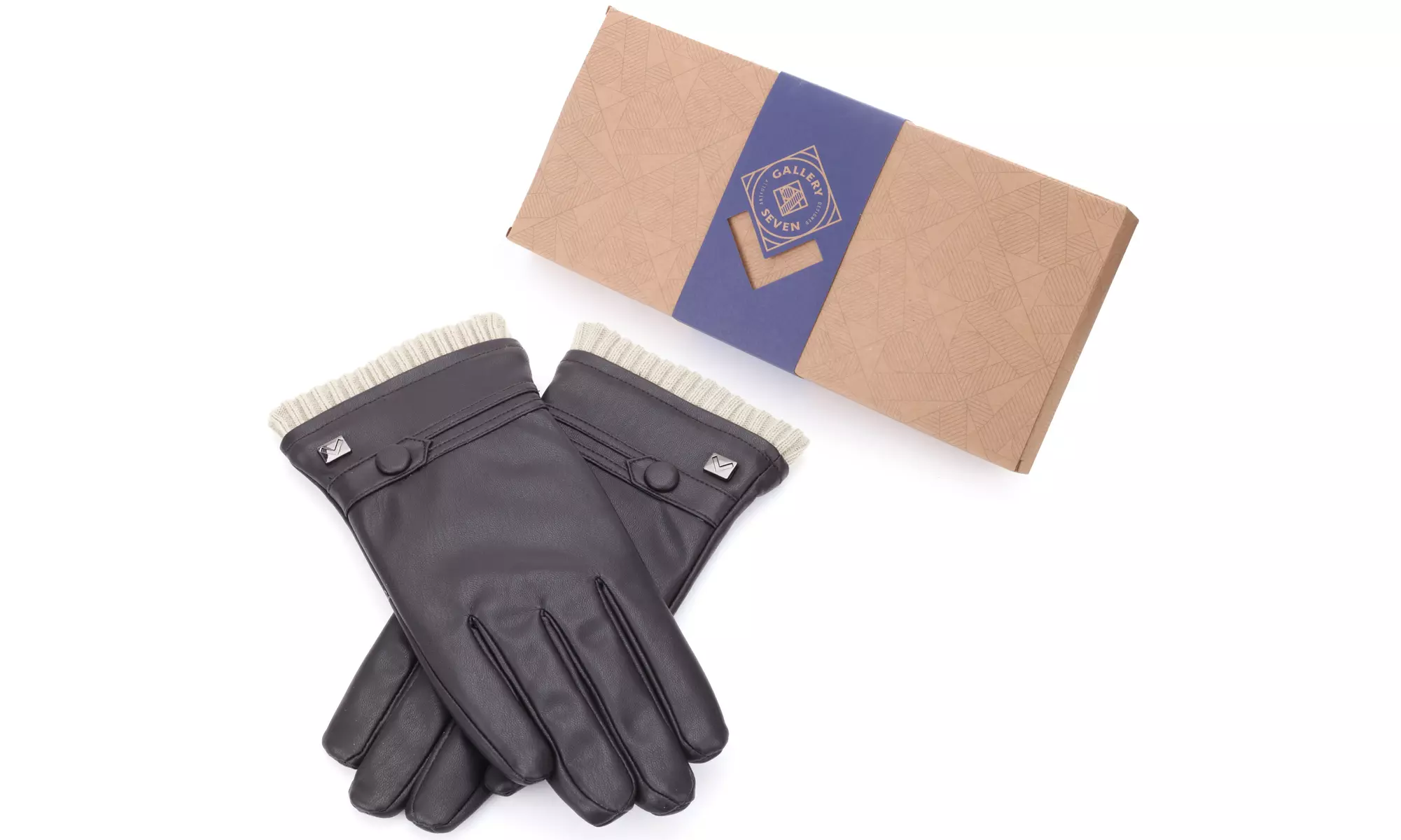 Gallery Seven Fashion Winter Gloves Mens - Lined - Touchscreen