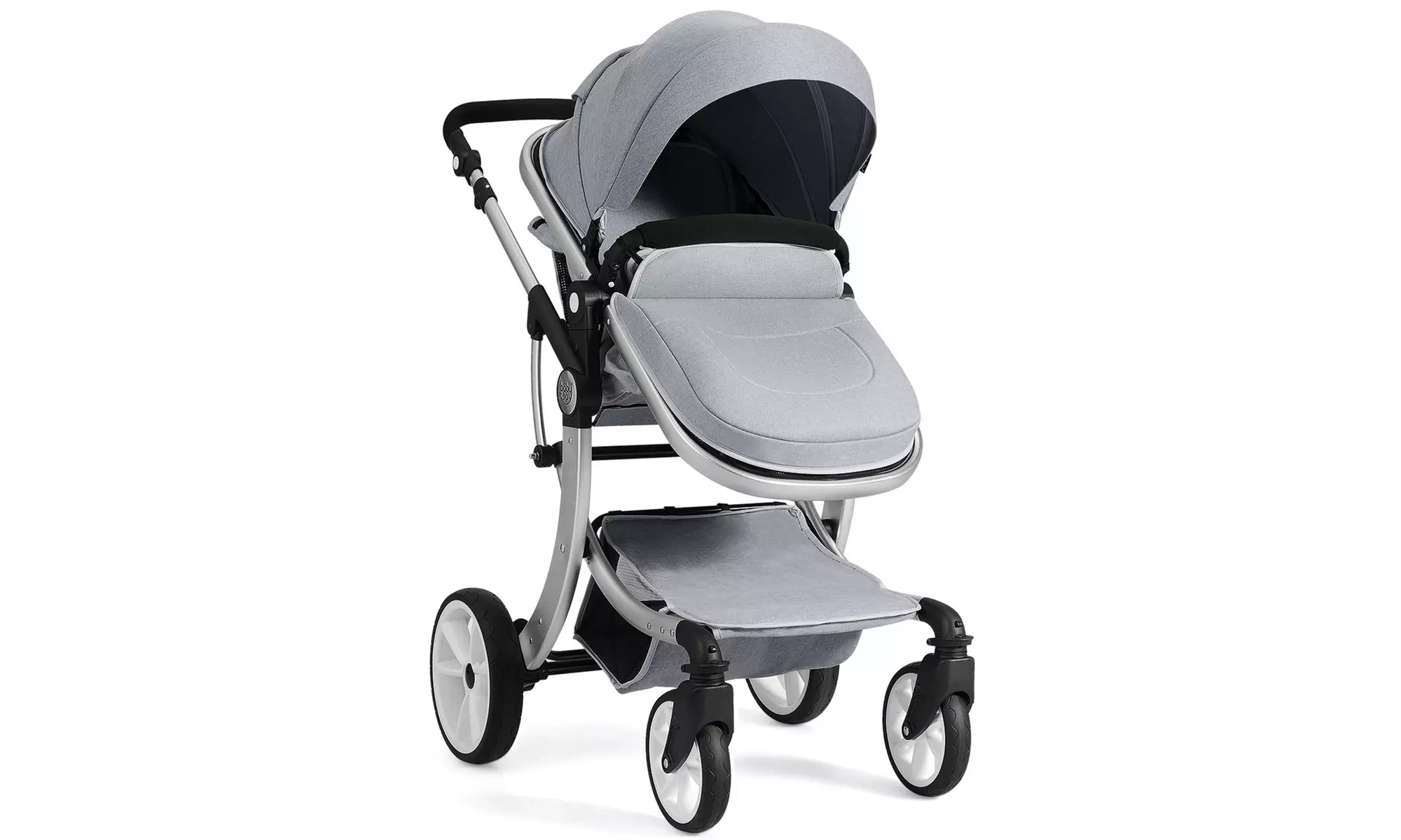 Costway Folding Aluminum Infant Reversible Baby Stroller W/ Diaper Bag 3color - Primary Image