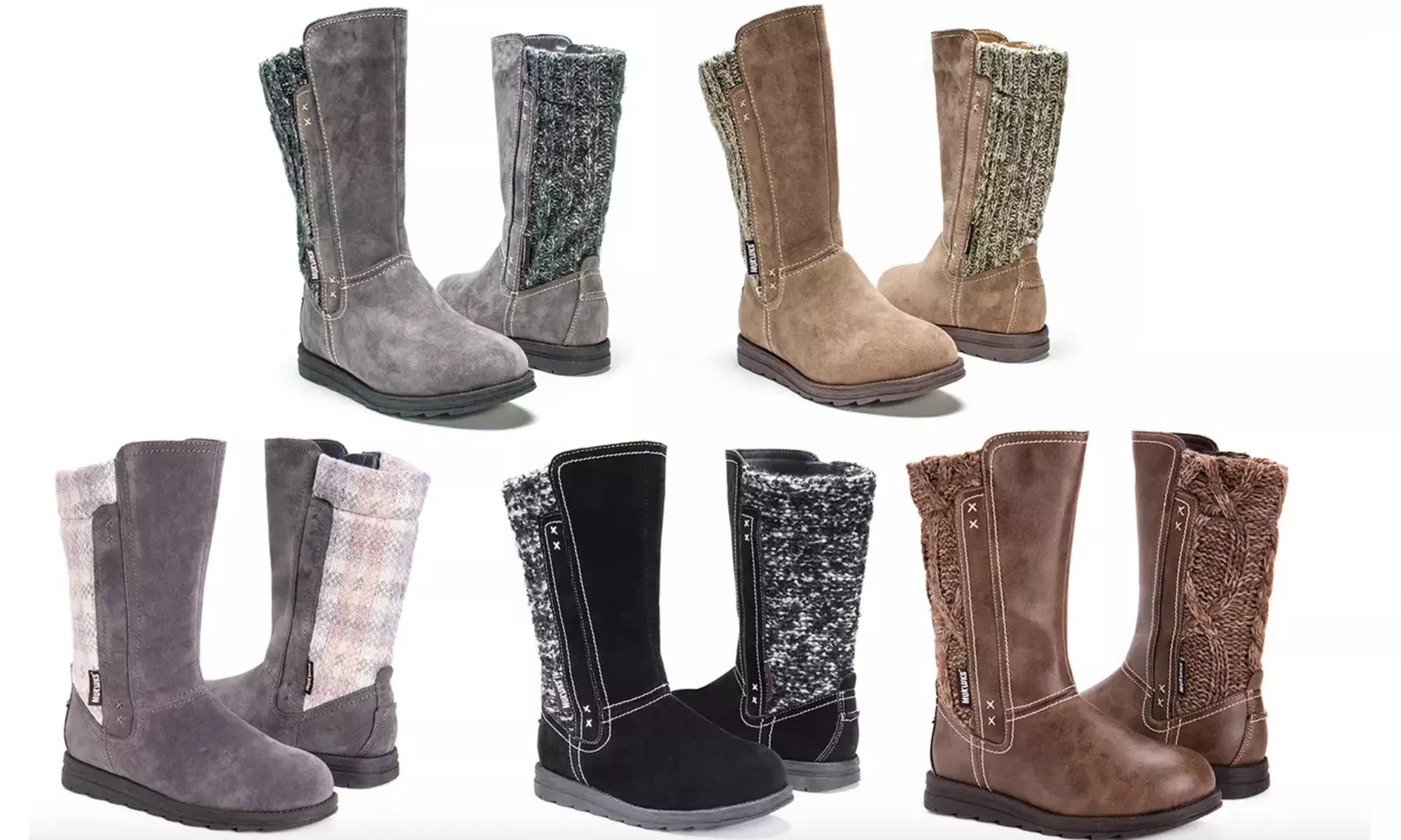 Muk Luks Women's Stacy Boots in Black - Primary Image