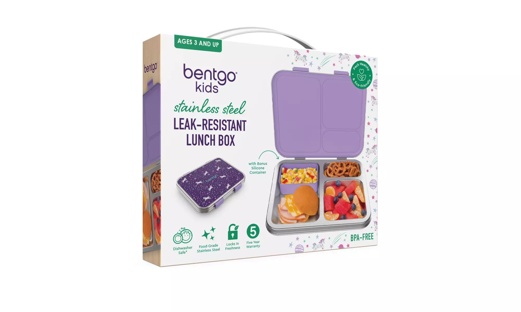 Bentgo Kids Stainless Steel Leak-Resistant Lunch Box