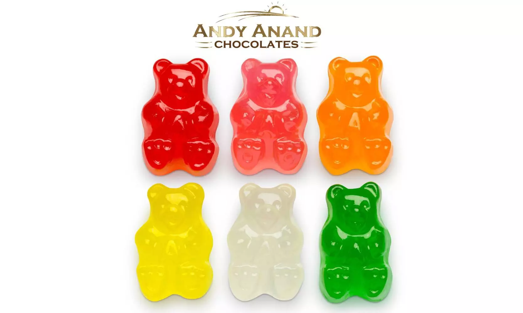 Andy Anand Old Fashioned Sugar Free Gummy Bears Mixed Flavors Box 1 lbs - Primary Image