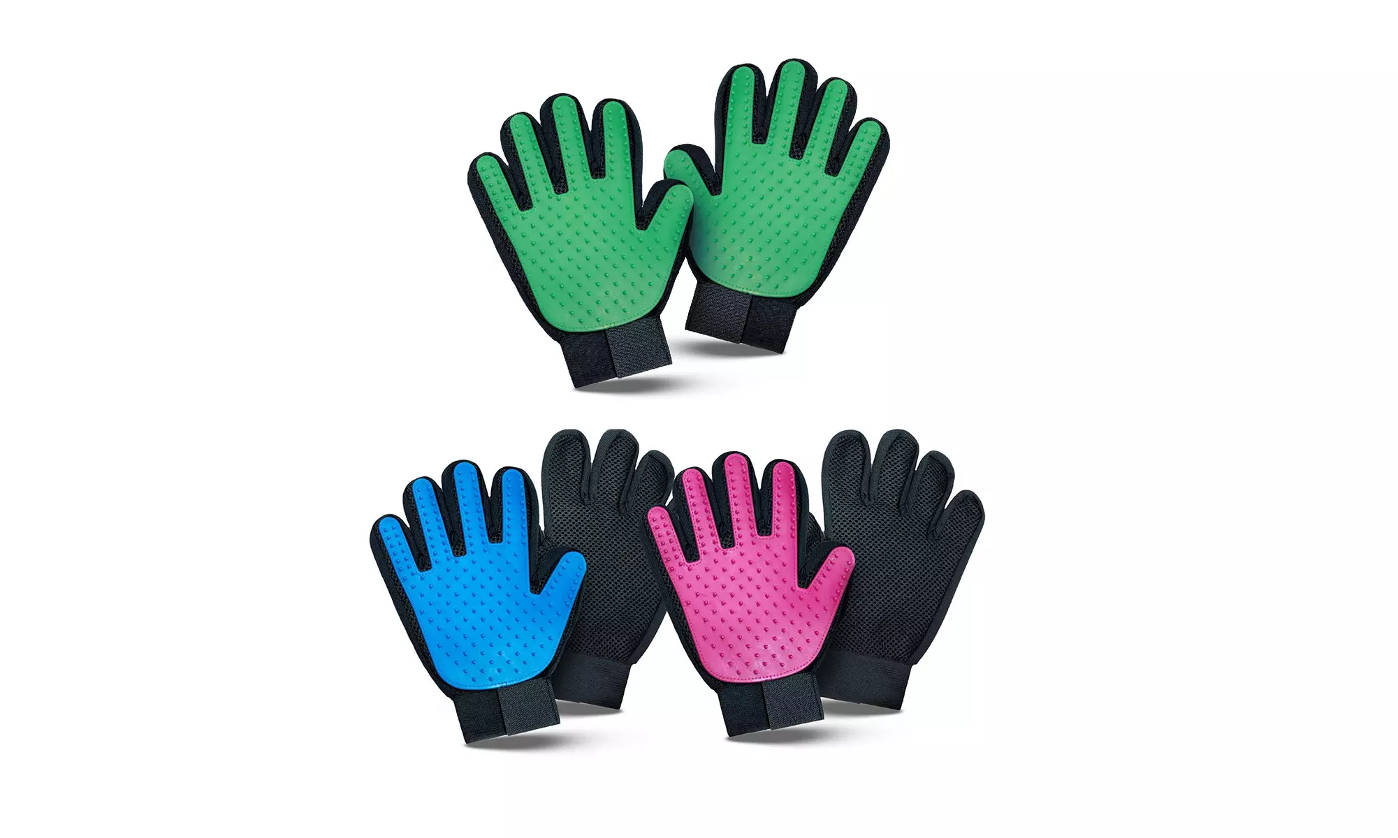 Dog/Cat Grooming/Deshedding/Massage Glove Brush - w/ Efficient Pet Hair Remover - Primary Image