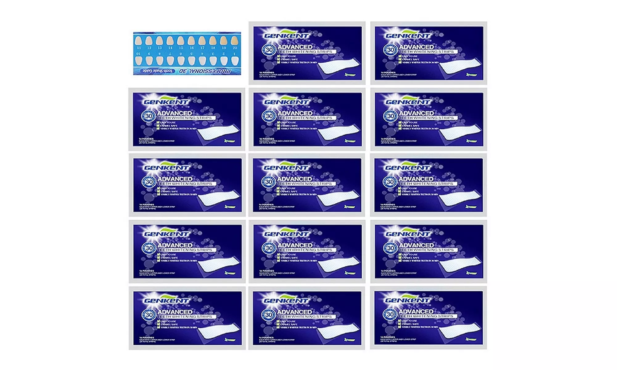 3D Whitestrips, Teeth Whitening Strip Kit, 24 Count (Pack of 1) - Second Medium