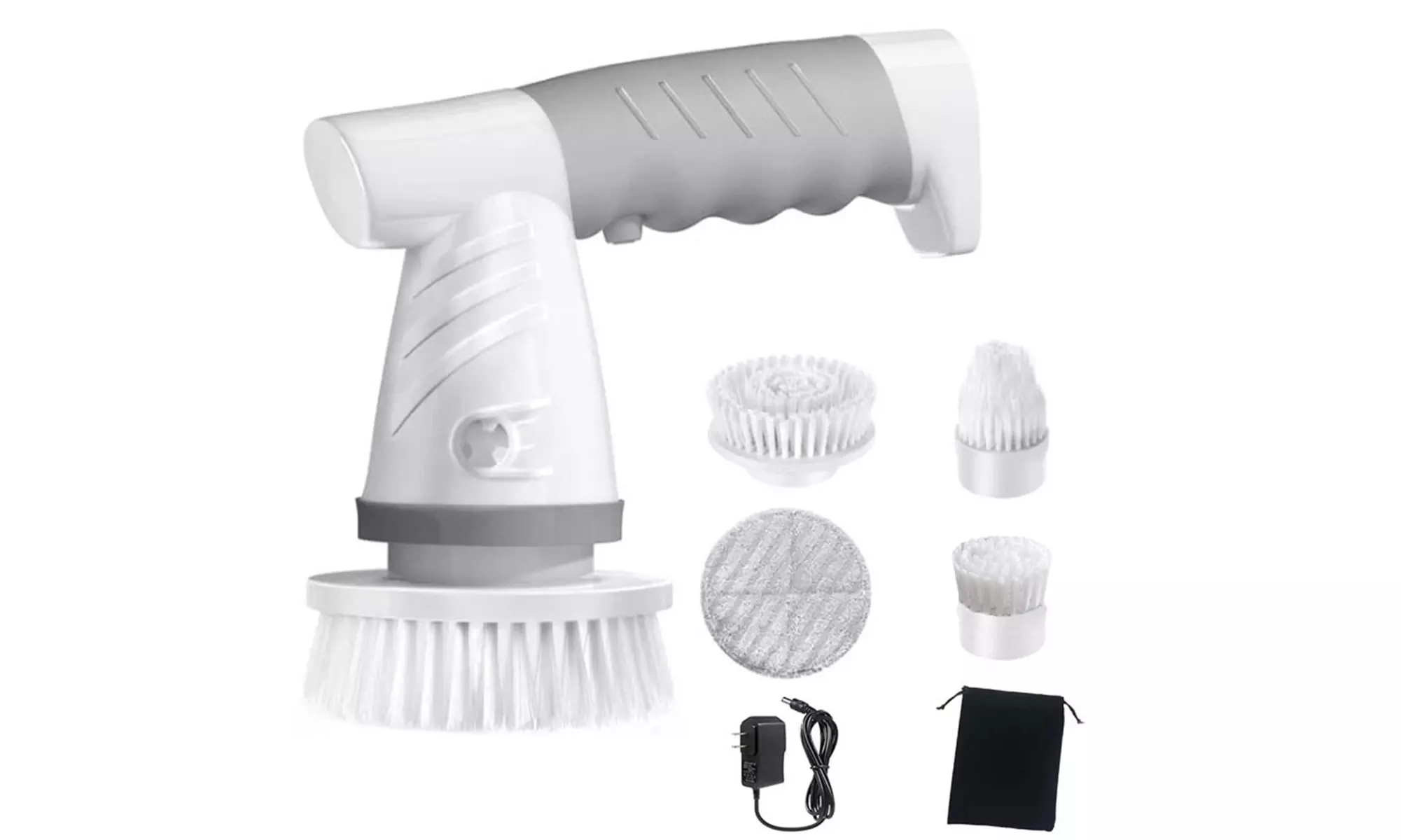 Zummy Handheld Electric Scrubber Bathtub Brush Kitchen Bathroom Toilet Tub 