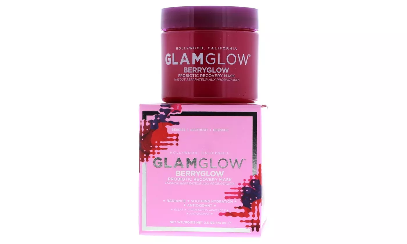 Glamglow Berryglow Probiotic Recovery Face Mask 75ml - 2.5 Oz - Second Medium