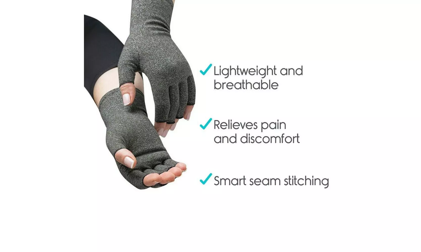 Compression Gloves Hand Fingers Arthritis Joint Pain Carpal Tunnel Brace