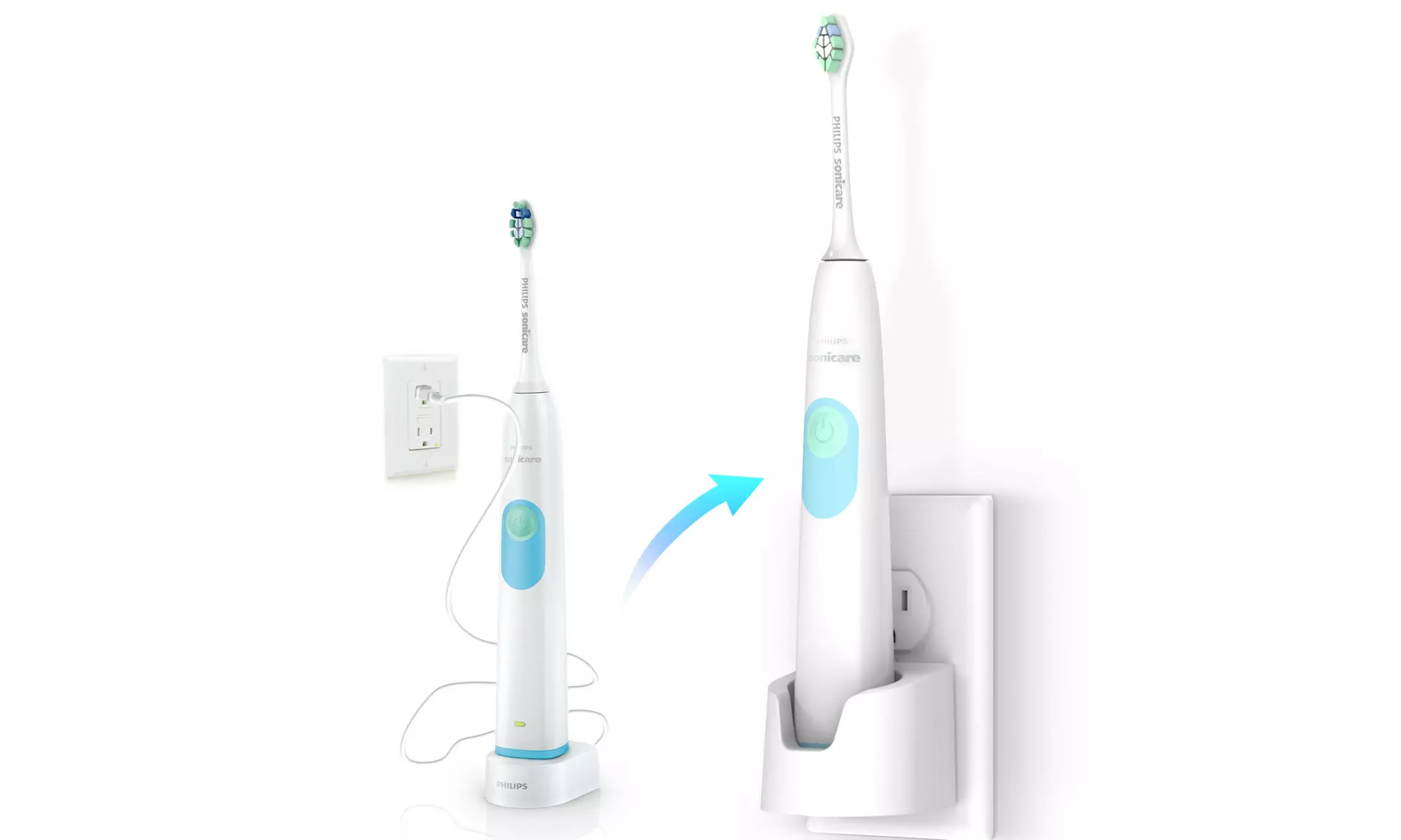 For Braun oral B/Philips Sonicare 2 Electric Toothbrush Charger Base Case Plug - Primary Image