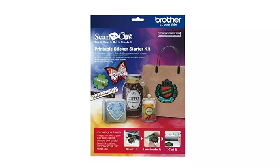 Brother Printable Sticker Starter Kit - Primary Image