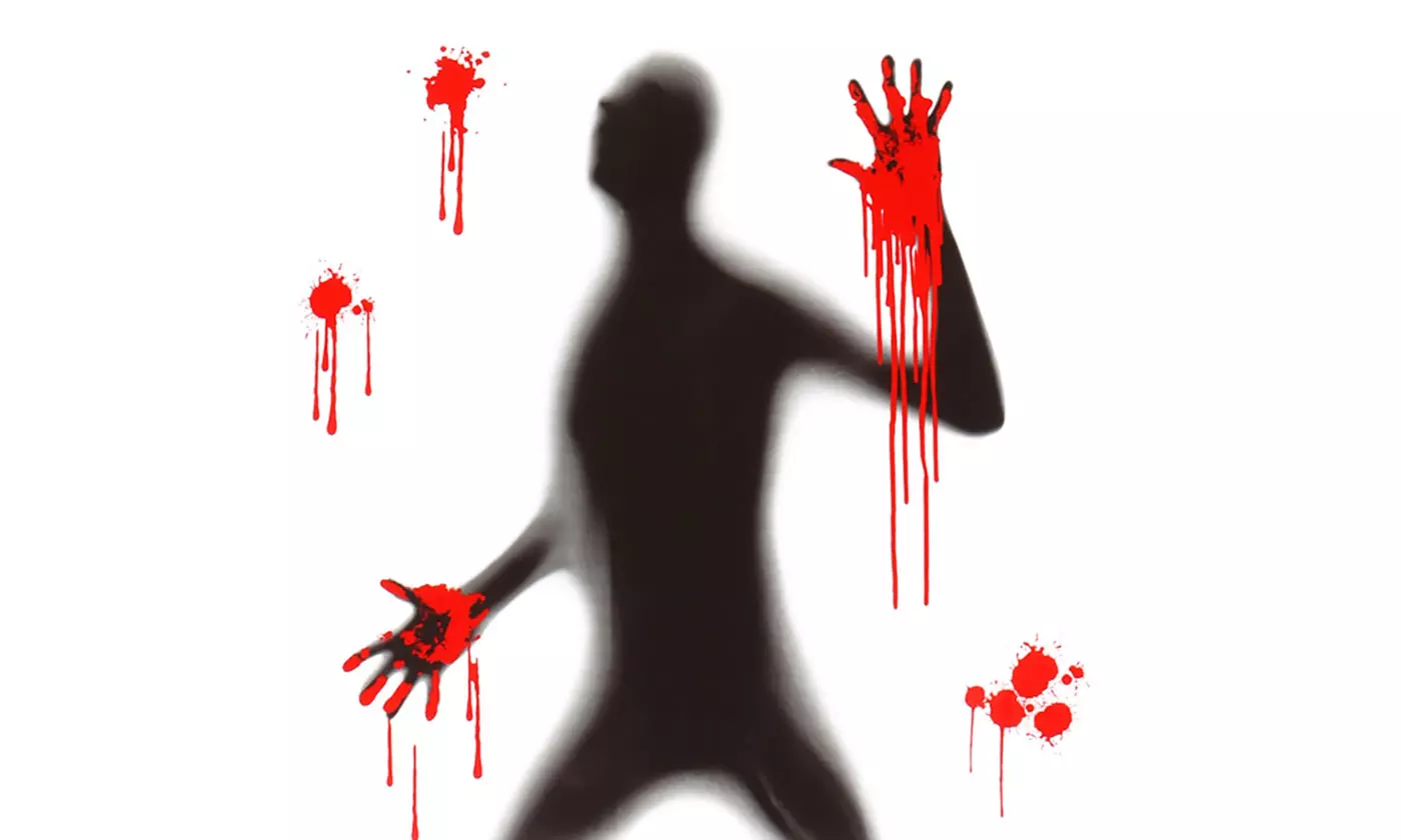 Halloween Bloody Window Clings Ghost Handprint Bloodstains PVC Stickers