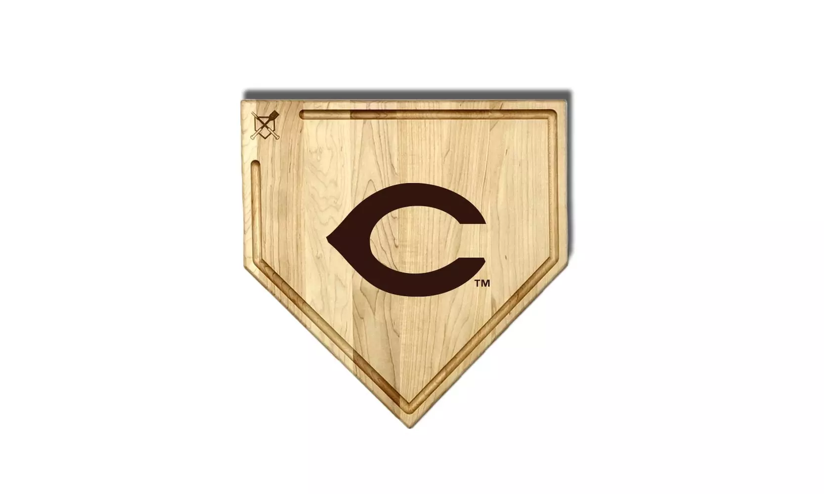 MLB 12-Inch or 17-inch Wooden Home Plate Cutting Board