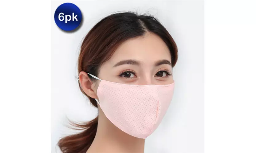 6 Pack: Cooling Adjustable Face Mask - Primary Image