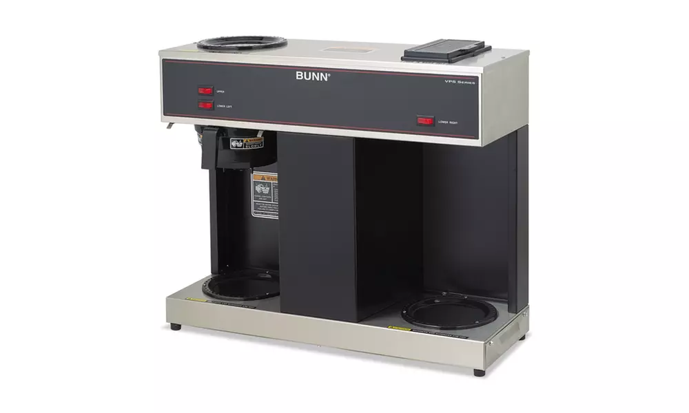 Bunn O Matic Pour O Matic 3 Burner Pour Over Coffee Brewer, Stainless - Primary Image