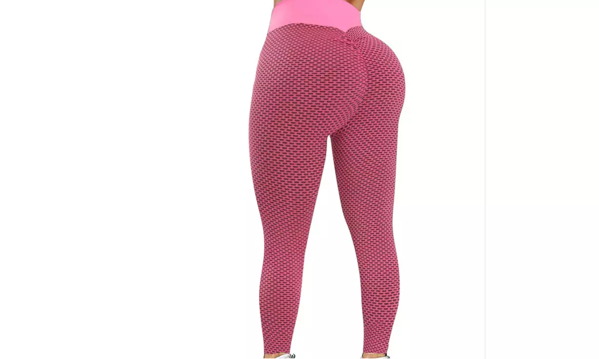 Fashion Elasticity Tiktok Legging Women's High-Waist Yoga Pants (Multi-Style) - Second Medium