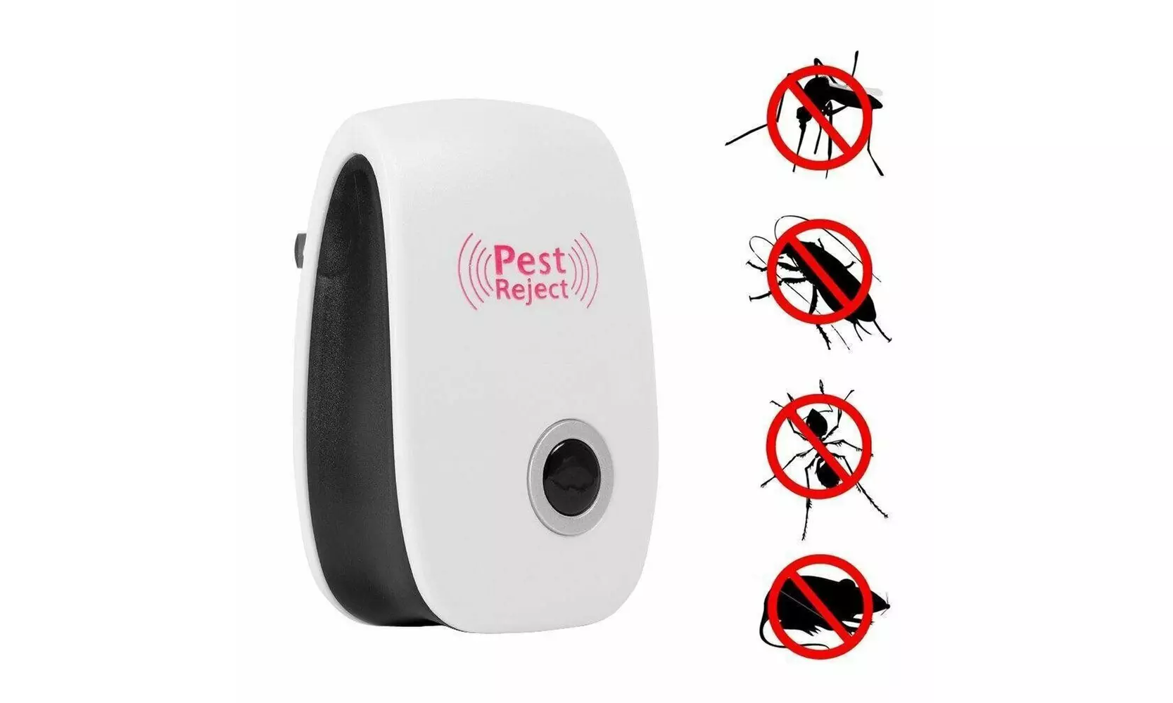 Pest Reject Pro Ultrasonic Repeller Home Bed Bug Mites Spider Defender Roaches - Primary Image