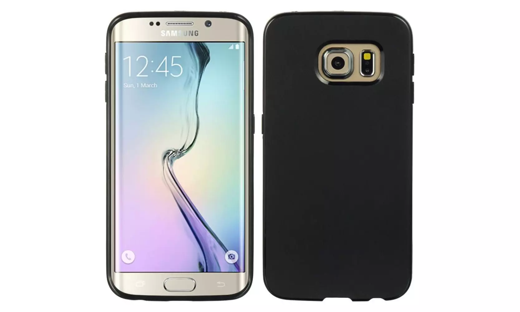 Insten Crystal Tinted TPU Rubber Gel Case For Samsung Galaxy S6 Edge - Primary Image