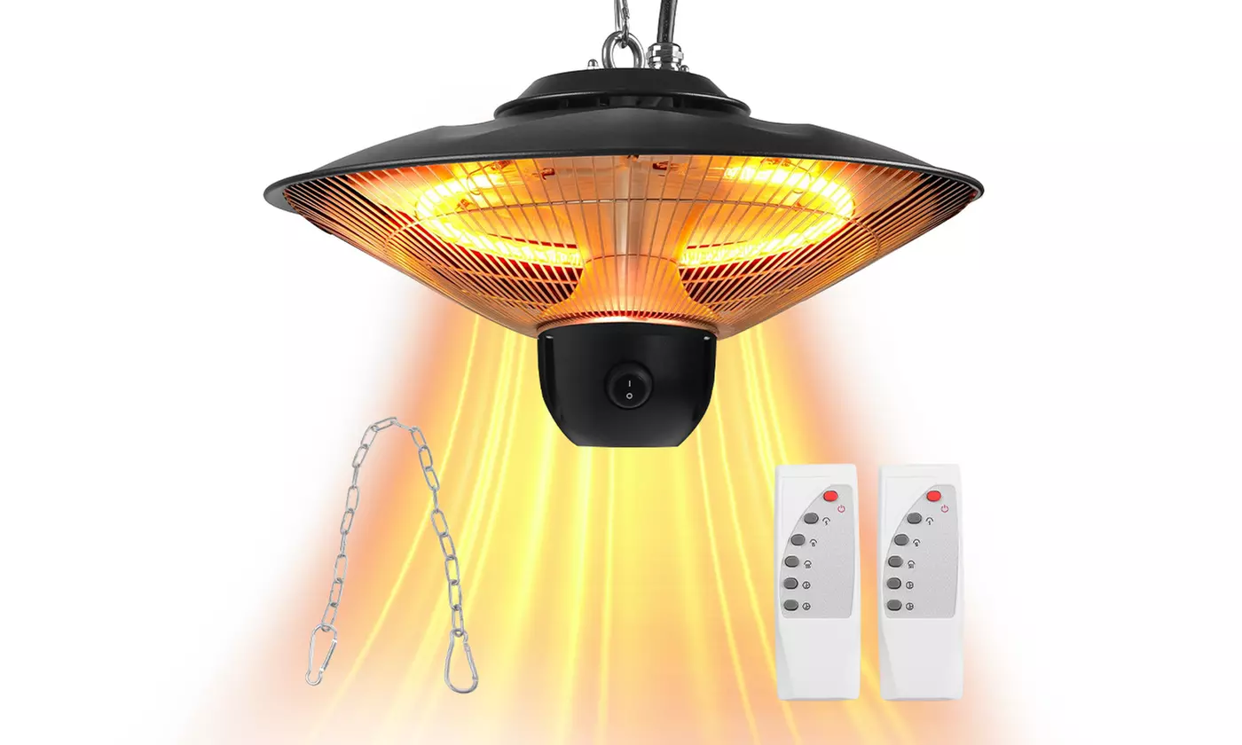 iMounTEK Infrared Hanging Electric Heat Lamp Outdoor Patio Heater