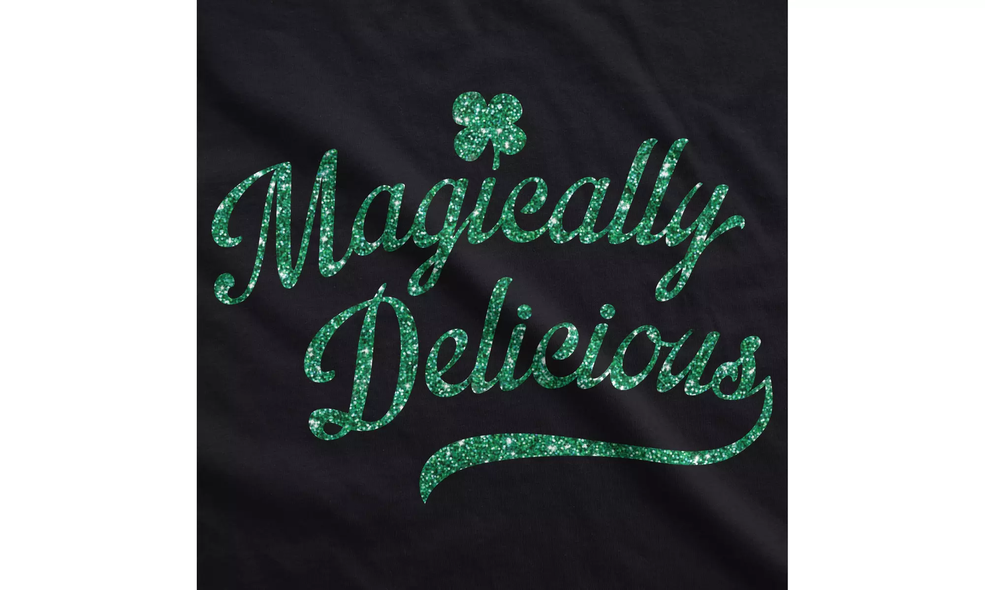 Womens Magically Delicious T Shirt Funny Saint Patricks Day St Pattys Cute Tee - Second Medium