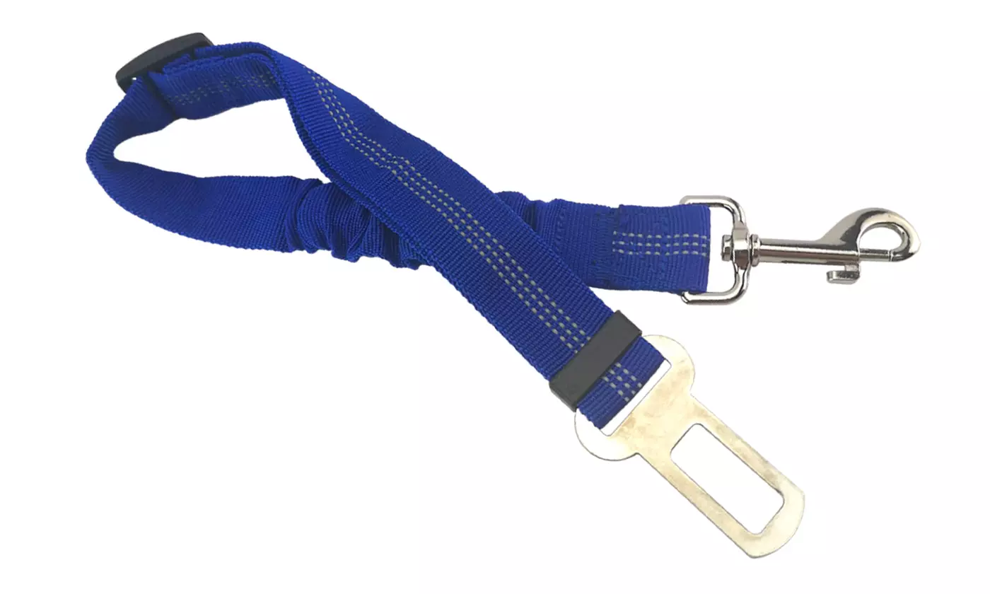 Elastic Pet Dog Cat Car Safety Seat Belt Leash Adjustable Nylon Seatbelt Strap