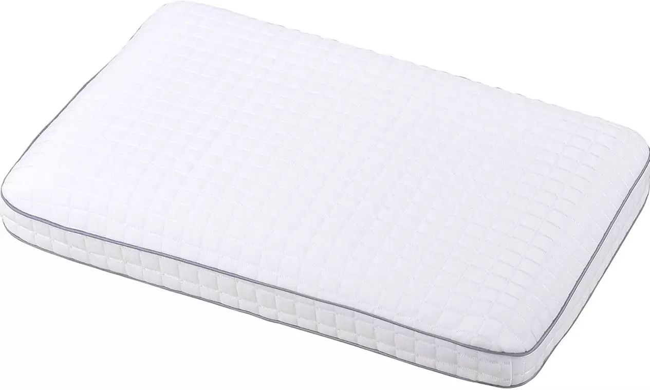 Gusset Memory Foam Soft Quilted Cool Pillow Hypoallergenic King - Second Medium