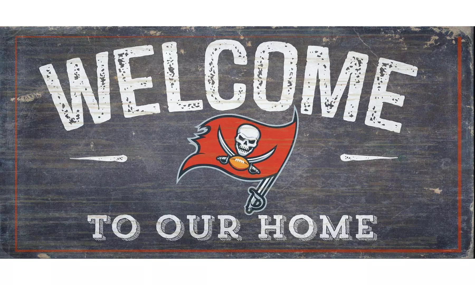 NFL 6x12'' Welcome to Our Home Sign - Second Medium