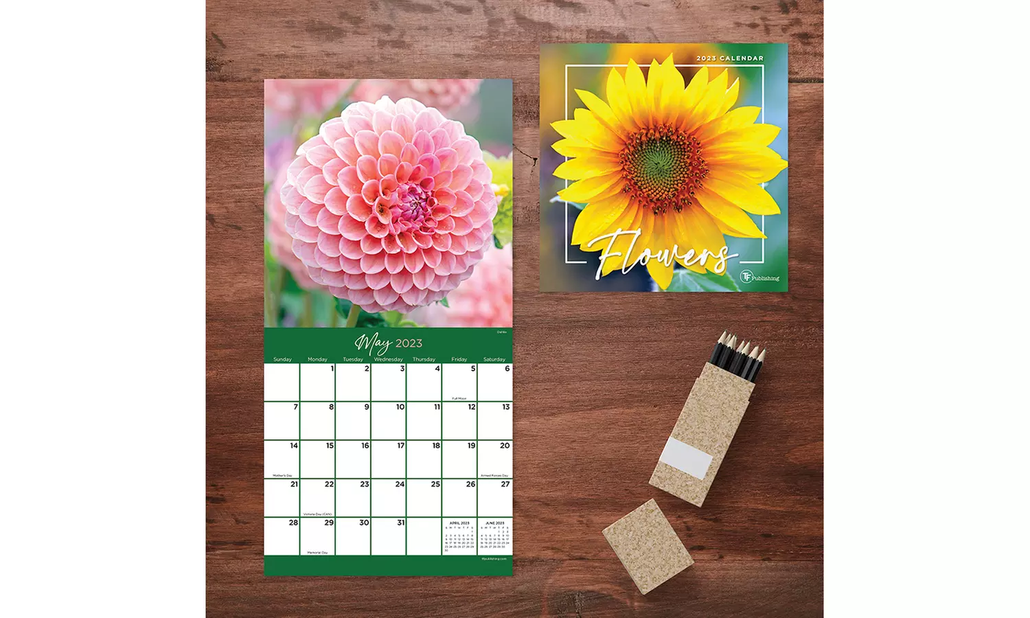 January-December 2023 7"x7" Scenic Mini Wall Calendars - Primary Image