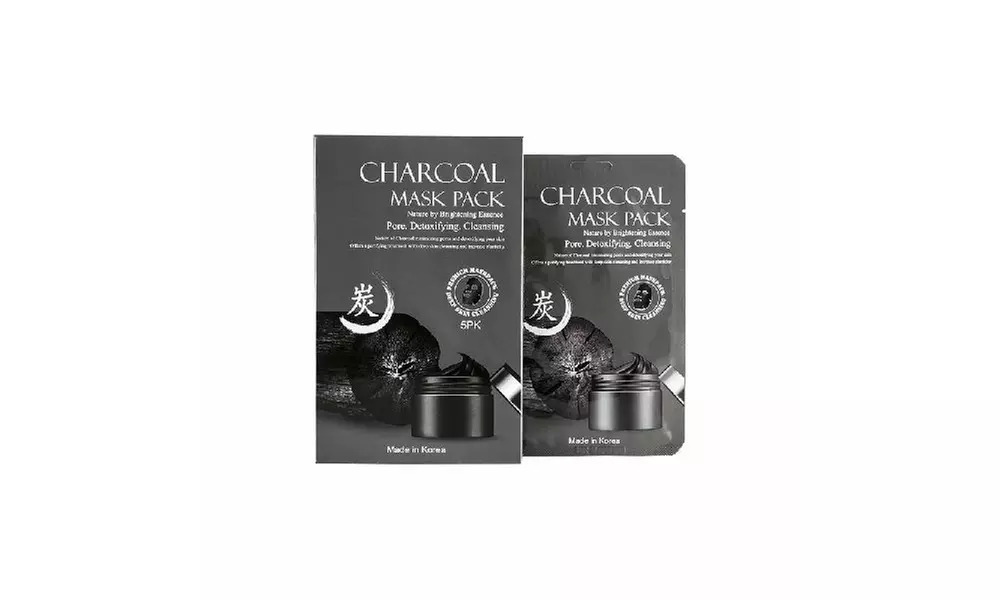 Skin Care Beauty Face Black Natural Charcoal Mask Pack  - Second Medium