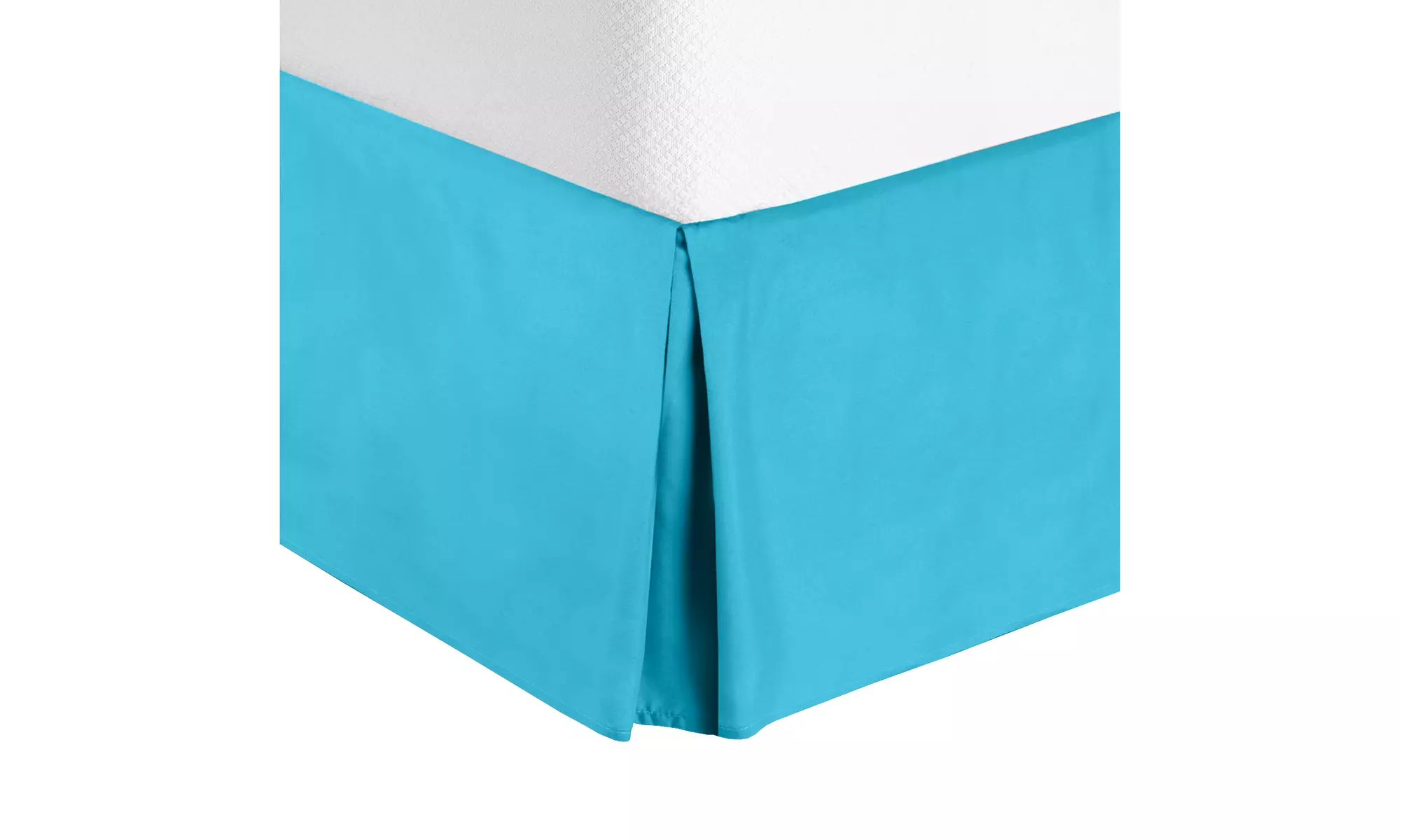Nestl Pleated Queen Bed Skirt - 14" Tailored Drop Luxury Microfiber Dust Ruffle