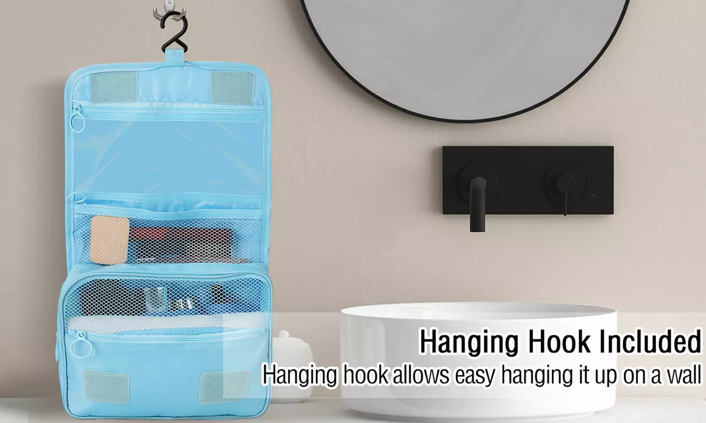 Large Cosmetic Makeup Travel Organizer Hanging Toiletry Bag