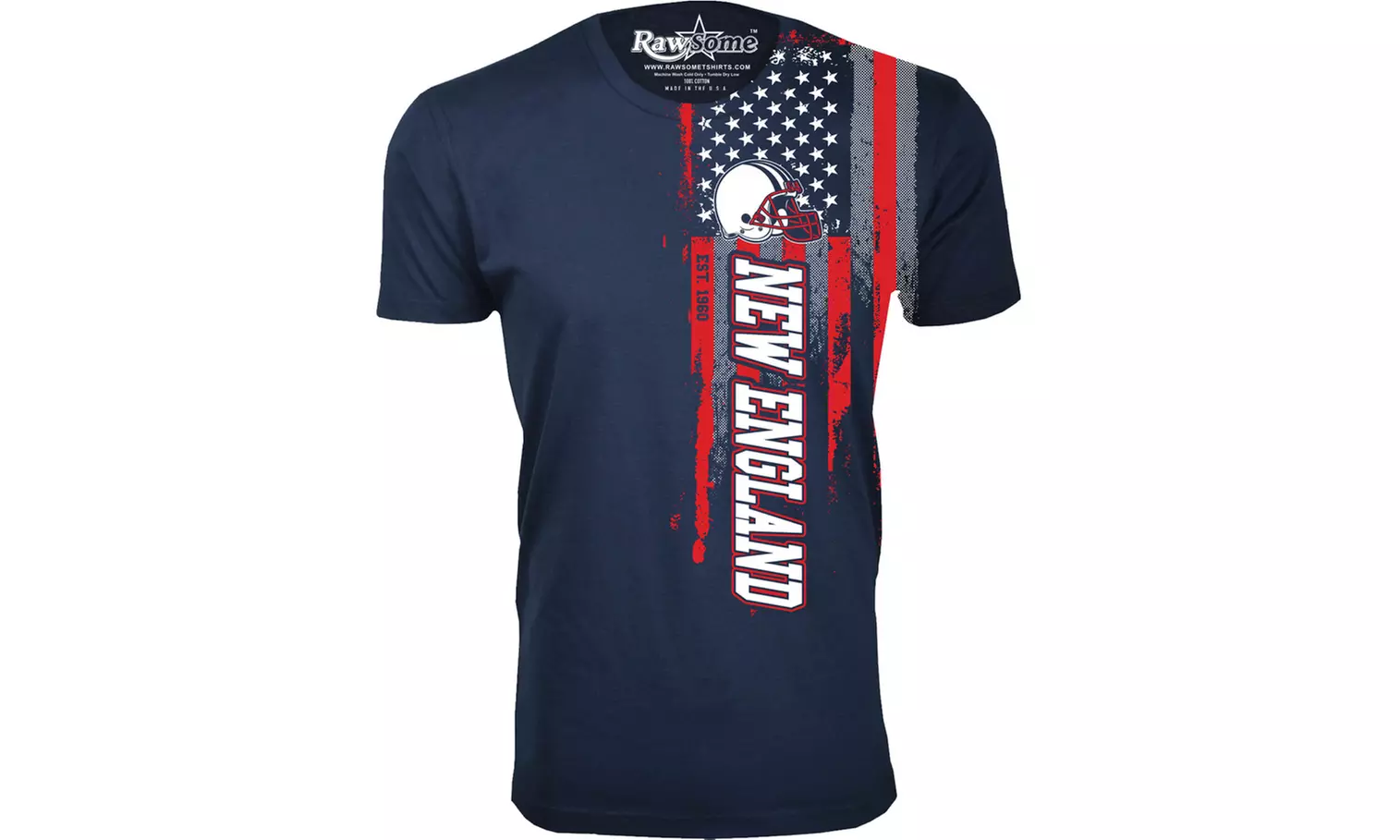 Men Football USA Flag T-Shirt (M-3XL)
