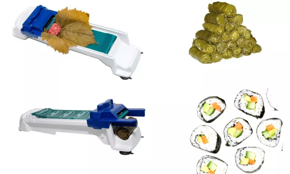 Vegetable And Meat Rolling Tool, Stuffed Grape Leaf Maker, Sushi Maker Kit - Primary Image