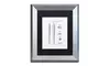 Claire Doherty 'Baseball Bat Patent 1939 White' Matted Silver Framed Art
