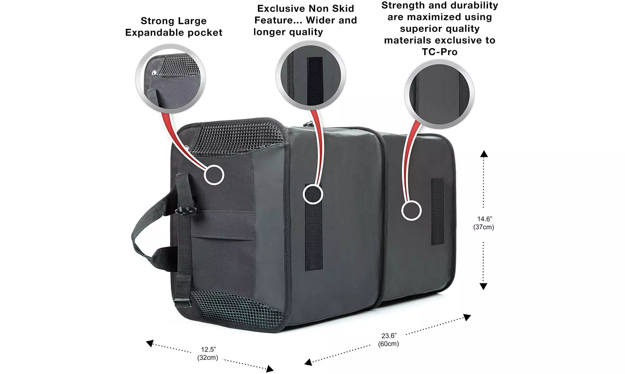 Trunk Collapsible Portable Multi Compartments Trunk Organizer - Primary Image