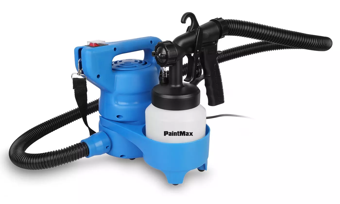 Paint Max 800ml Paint Sprayer HVLP Spray Gun w/ 3 Spray Patterns (450W or 650W)