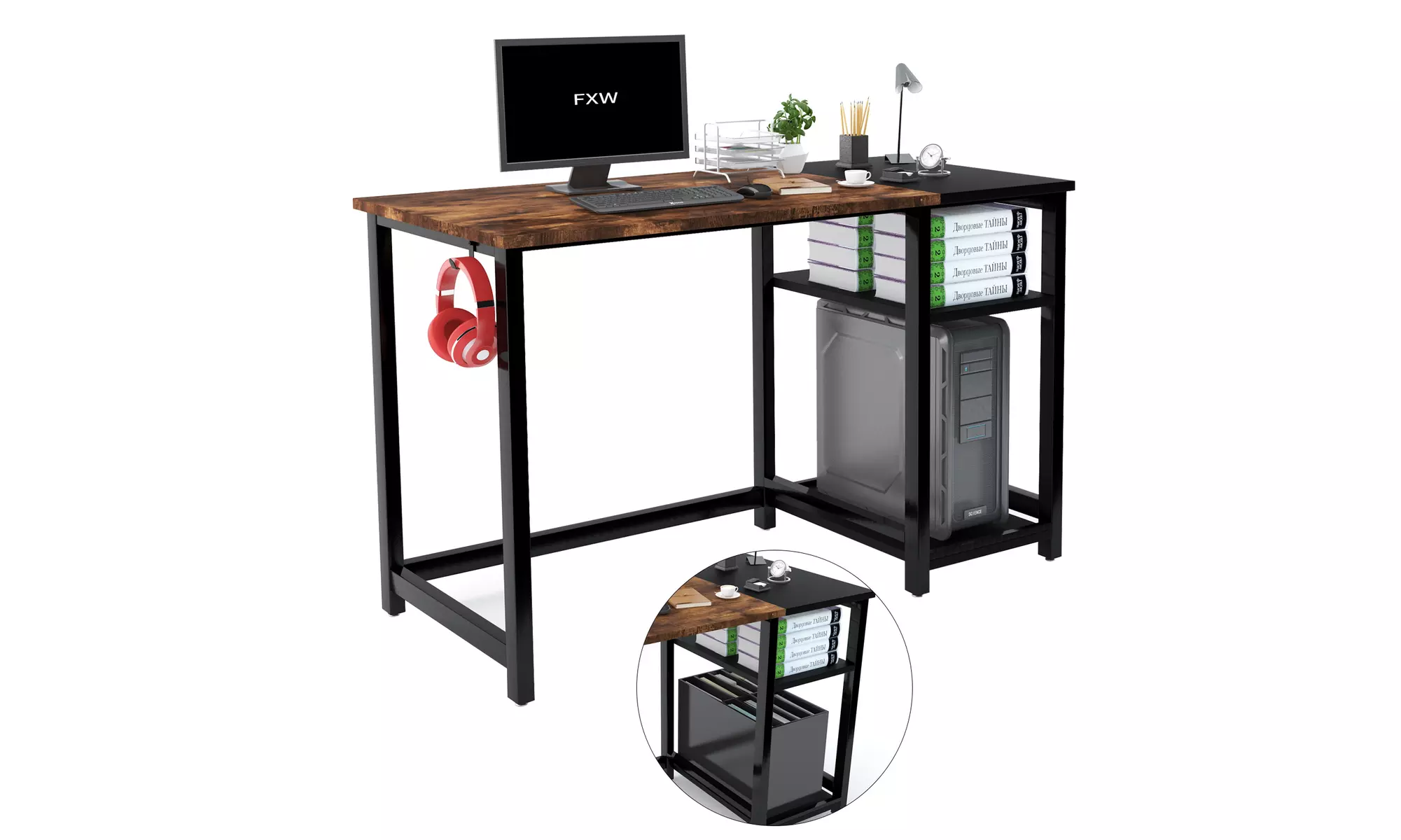 47 Inch Home Computer Desk Office Writing Desk  - Primary Image
