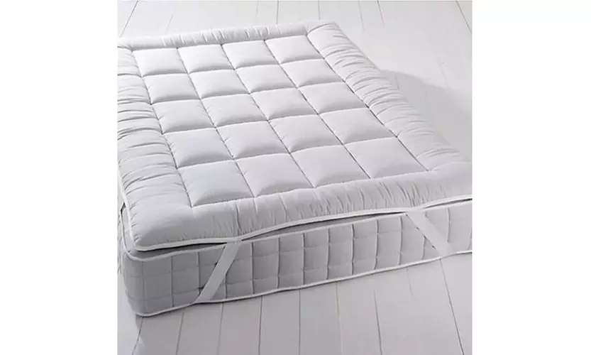 Royal Plush Mattress Topper 2 Inches Overfilled Down Alternative Anchor Bands - Primary Image