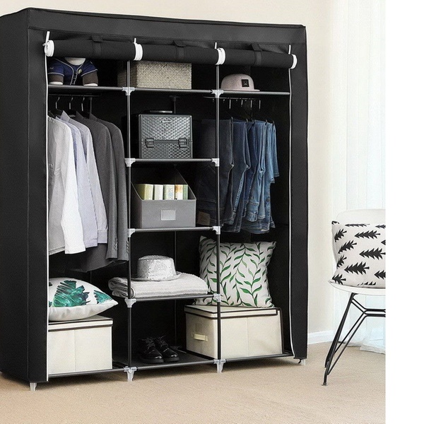 Up To 12 Off On Closet Wardrobe Space Saving Groupon Goods